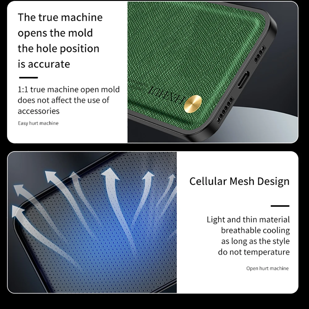 Автомобильный магнитный держатель с перекрестной зернистой текстурой кожаная