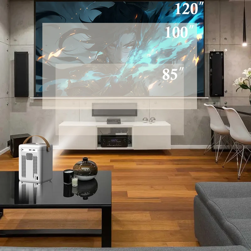 2024 Новое проекционное устройство 720P Full HD Интеллектуальный проектор Портативный