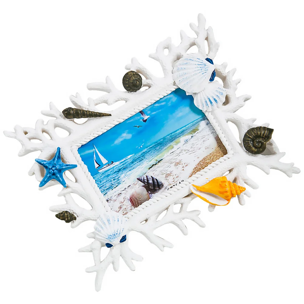 

1pc Resin Delicate Creative Photo Frame Picture Frame Decor for Office Home