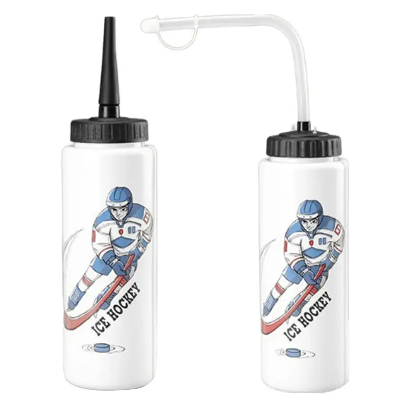 

Боксерская бутылка для воды, Герметичная Бутылка большой емкости 1 л для хоккея с шайбой, портативная бутылка для воды с расширенным наконечником для футбола для тех, кто