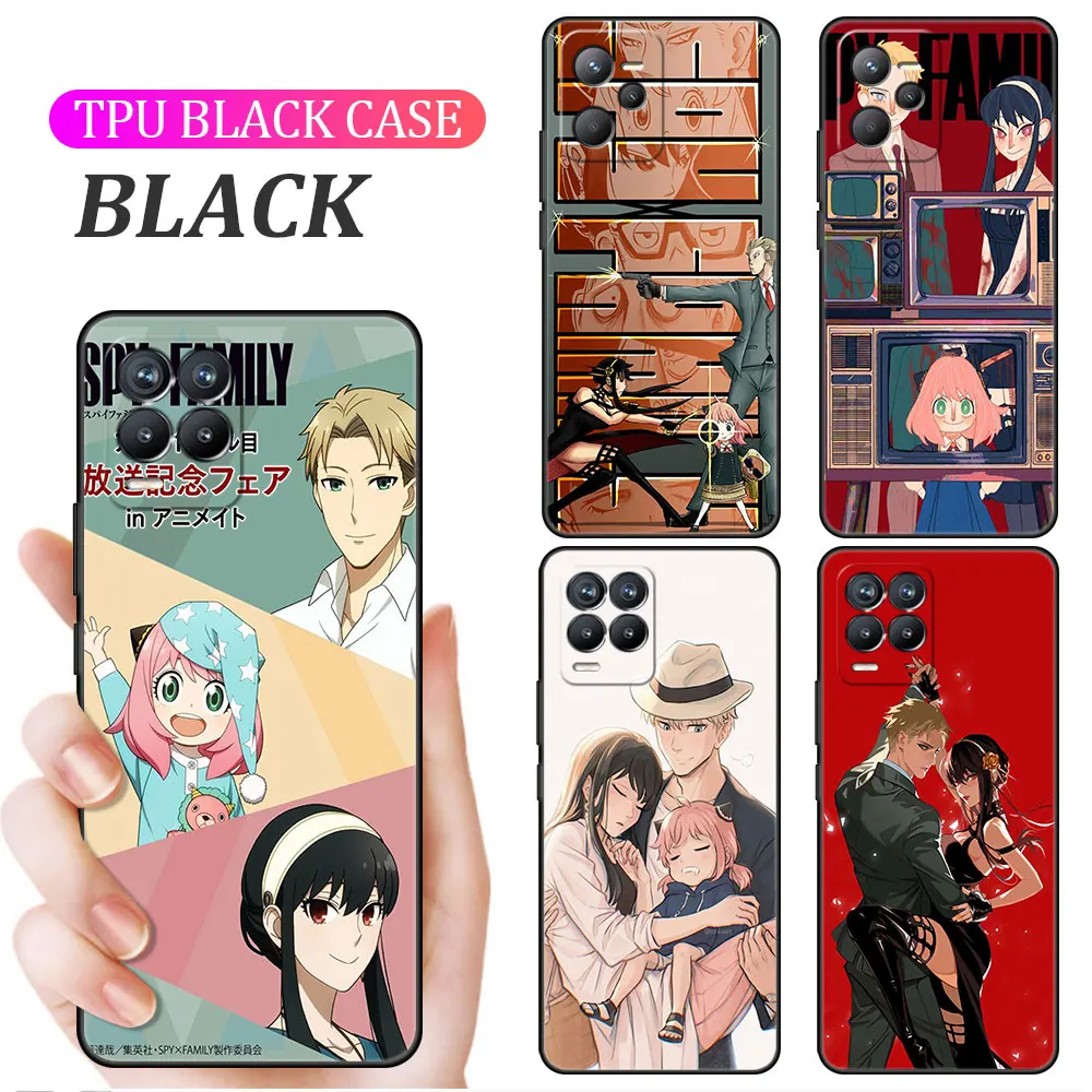 

Spy Family Cute Soft TPU Case For Realme 8 C21 9 Pro 8i 9i GT Neo 3 2 C3 7 6 C21Y C15 C11 C35 Silicone Phone Cover