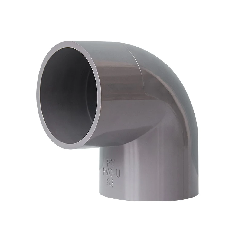 

Локоть соединитель ПВХ 90 градусов ID 16/20/25/32/40/50/63/75/90/110/125/160/200 мм