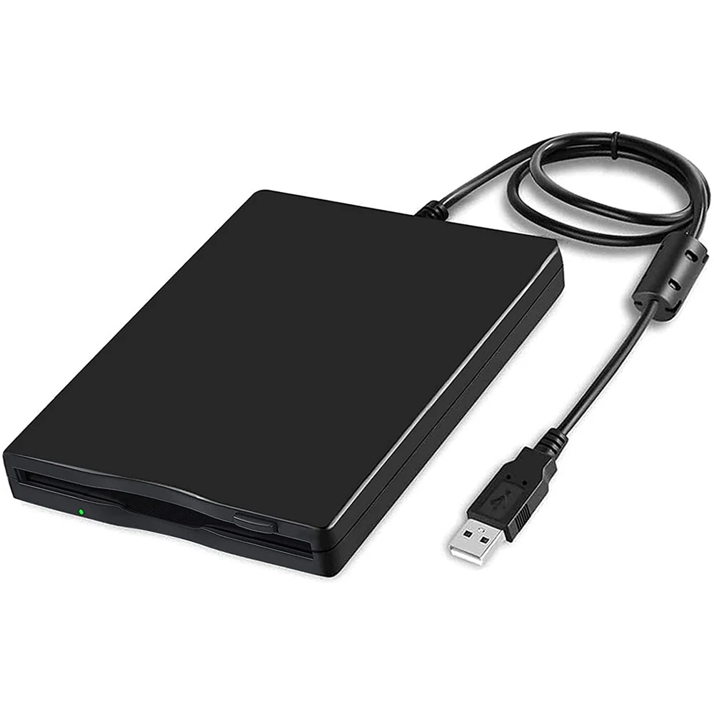 Фото Внешний USB-привод для дисков формата 3,5 дюйма, портативный дискетт-привод FDD 1,44 МБ для Mac, Windows 10/7/8/XP/Vista, ПК, ноутбуков №2