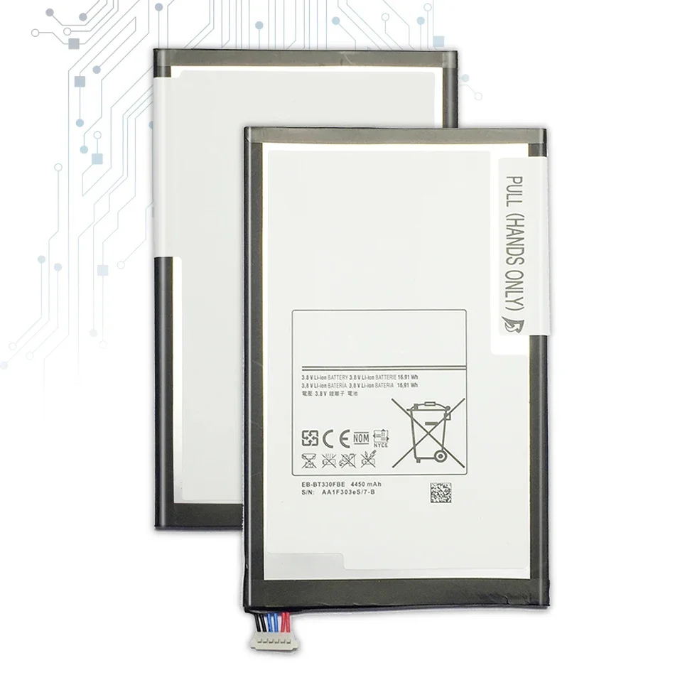 EB-BT330FBU EB-BT330FBE Аккумулятор емкостью 4450 мАч для Samsung Galaxy Tab 4 8 0 T330 T331 T335 SM-T330 SM-T331 T337