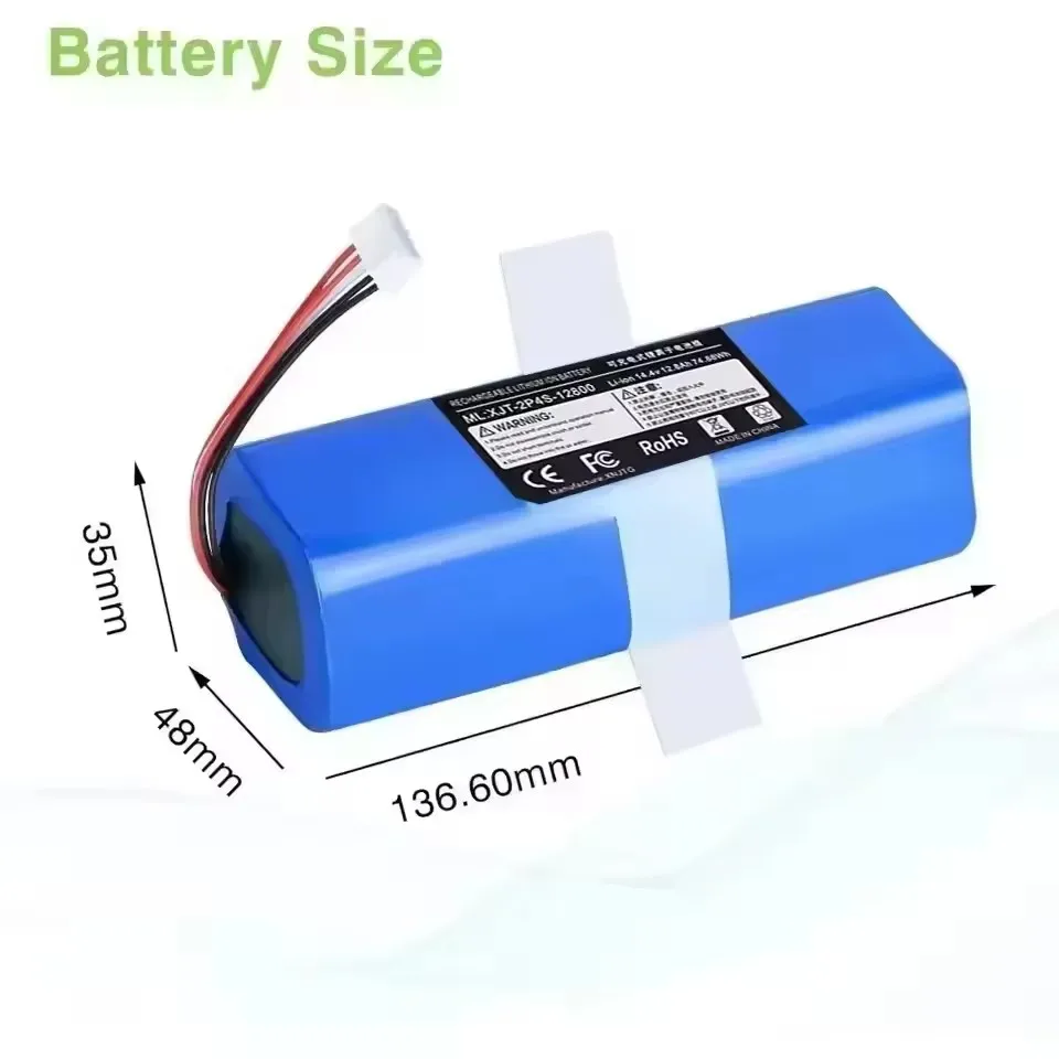 Фото НОВЫЙ сменный аккумулятор 14.4V для робота-пылесоса ECOVACS Deebot Ozmo 950 T8 T8+ T5Max Power Hero T10 T9 X1 DX65 DX96 DX93 №2