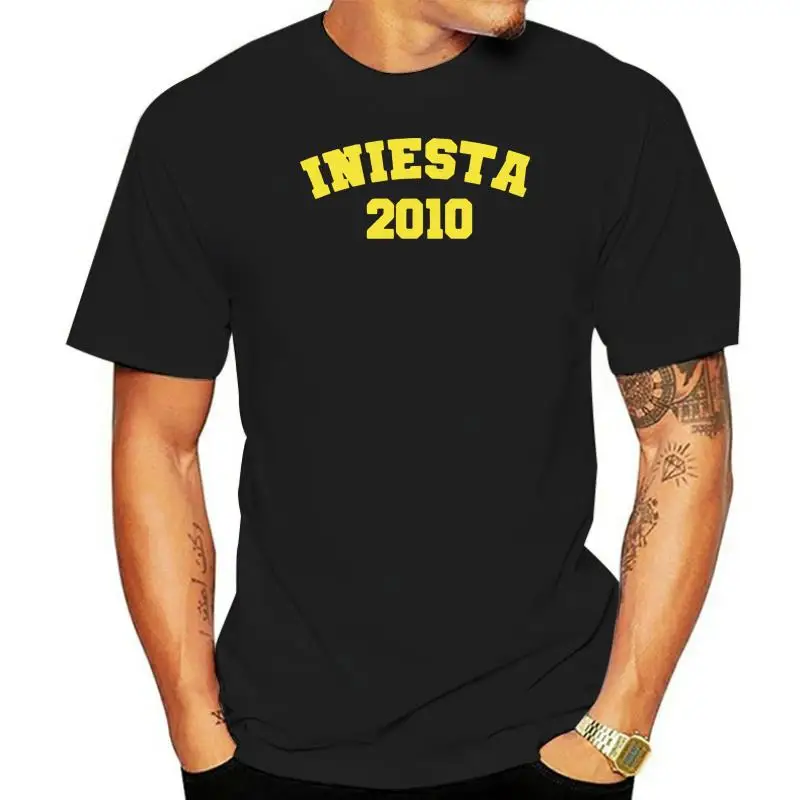 

Женская облегающая футболка Iniesta 2010 (Испания), большие размеры и цвета