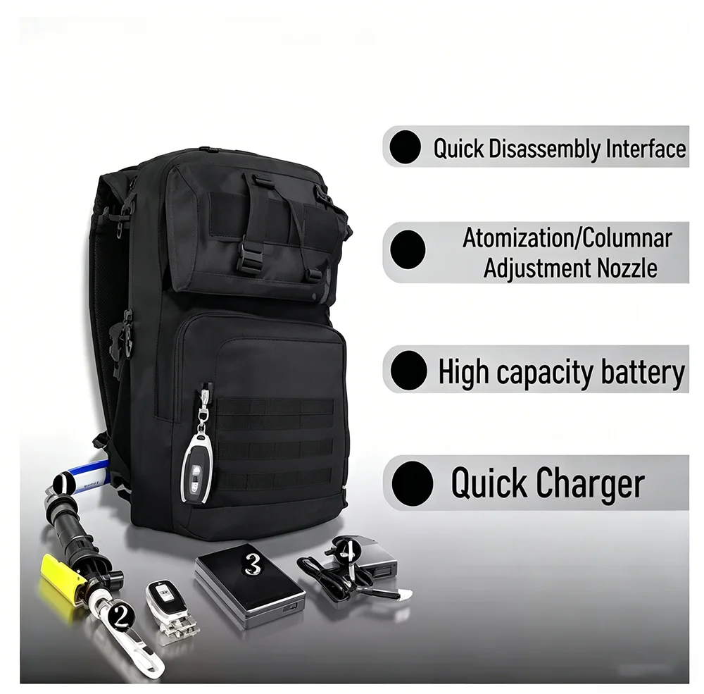 Фото Рюкзачный распылитель 3L Smart Backpack Sprayer: Профессиональный инструмент для установки защитной пленки PPF на автомобиль №3
