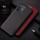 Чехол для Xiaomi 11T Pro mi11T, легкий текстильный кожаный чехол для телефона в деловом стиле, простой дизайн