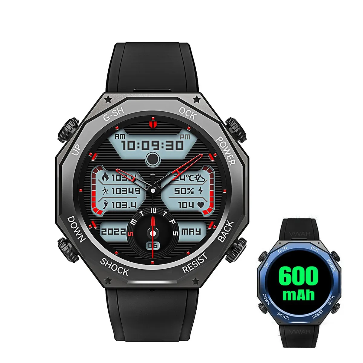 

2023 luxury Smart Watch Outdoor Bluetooth call women men 1.45 inch IP69K waterproof Full touch screen Multifunctional SmartWath