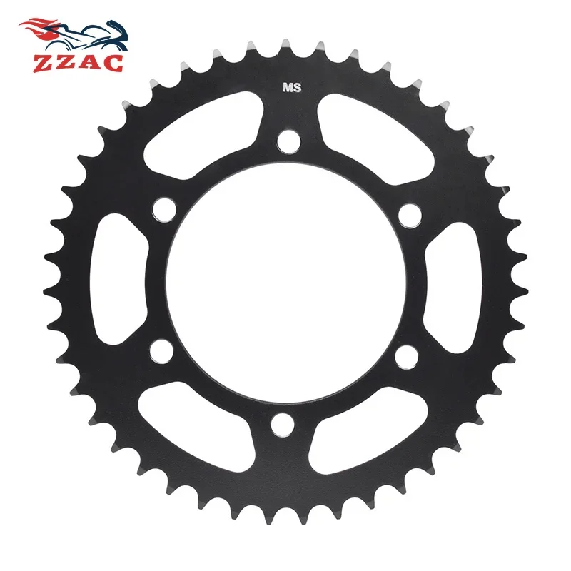 520 43T 46T 20CrMnTi Задняя звездочка мотоцикла для YAMAHA MT-25 YZF-R25 MT-03 YZF-R3 YZF-R7 YZF-R1 FZ6 (Fazer) (S2) (ABS)