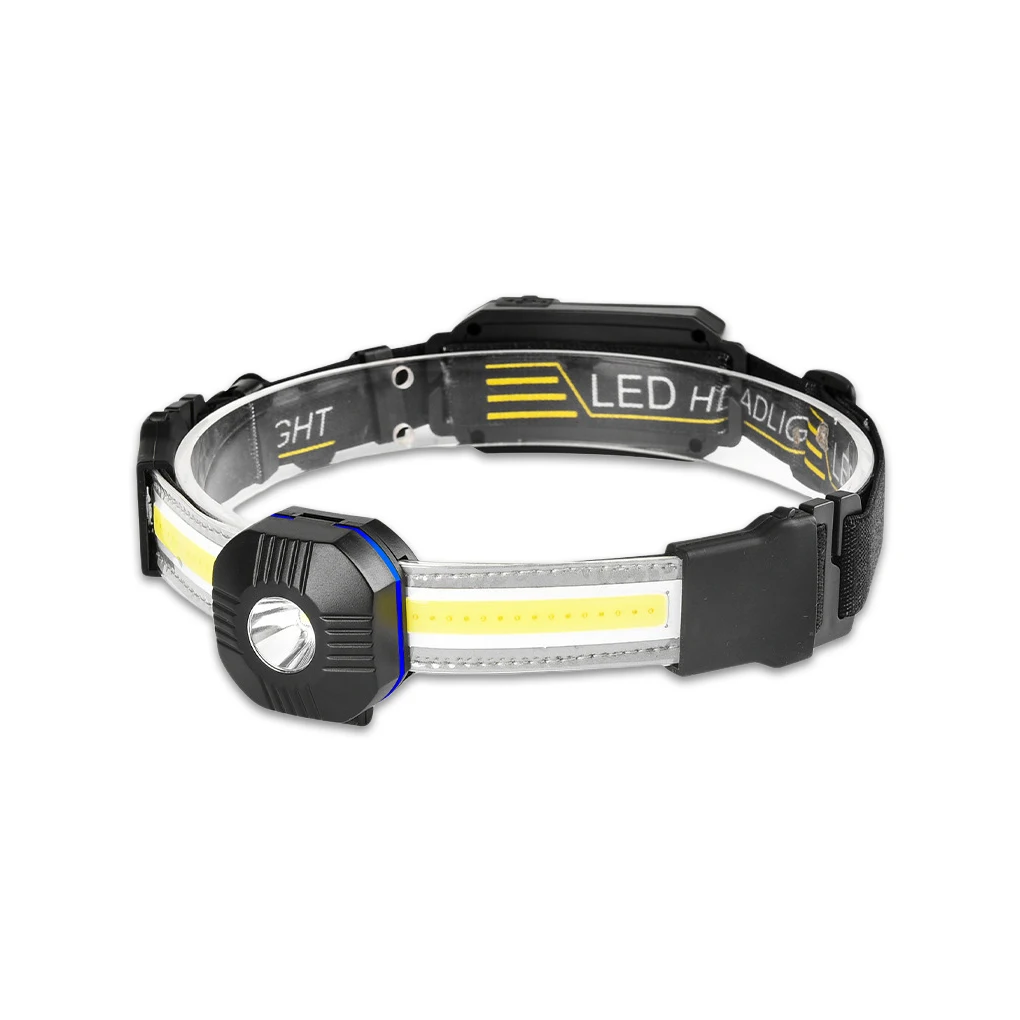 

Headlight COB Motion Sensor Headlamp Searchlight Repairing Outdoor Night Hands-free Headband Warning Head Light Flashlight