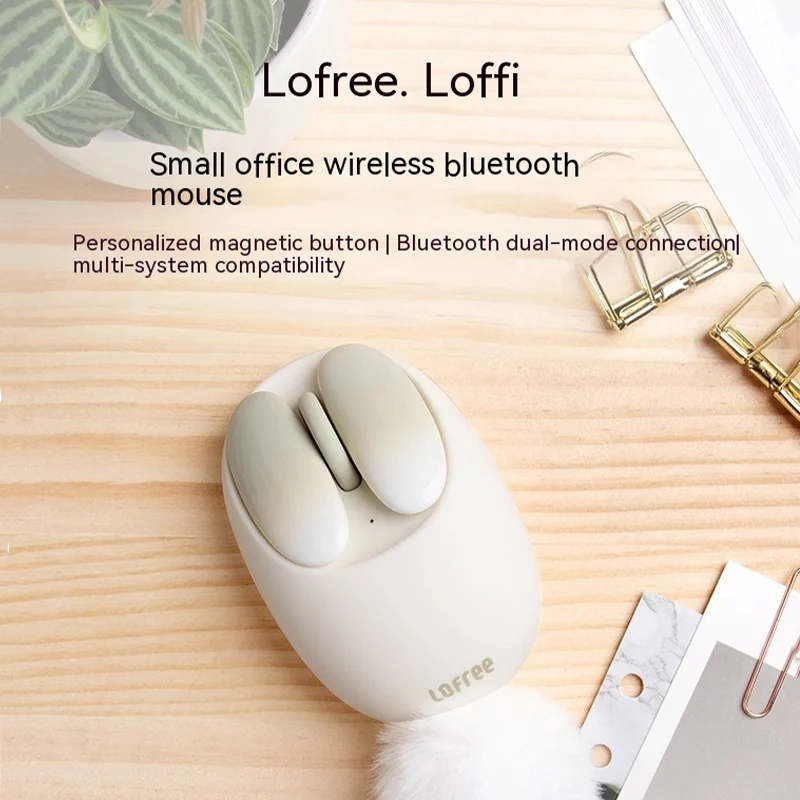 

Lofree лепестки Беспроводная Bluetooth мышь для девочек милые игры для ноутбуков Киберспорт универсальная батарея отправка подруге Рождественский подарок