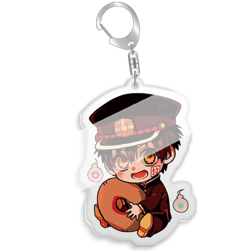 Toilet Bound Hanako Kun Keychain For Car Keys Acrylic Cartoon Keychains Ladies Teens Anime Jewelry Phone Charm Bag Keyring Gifts