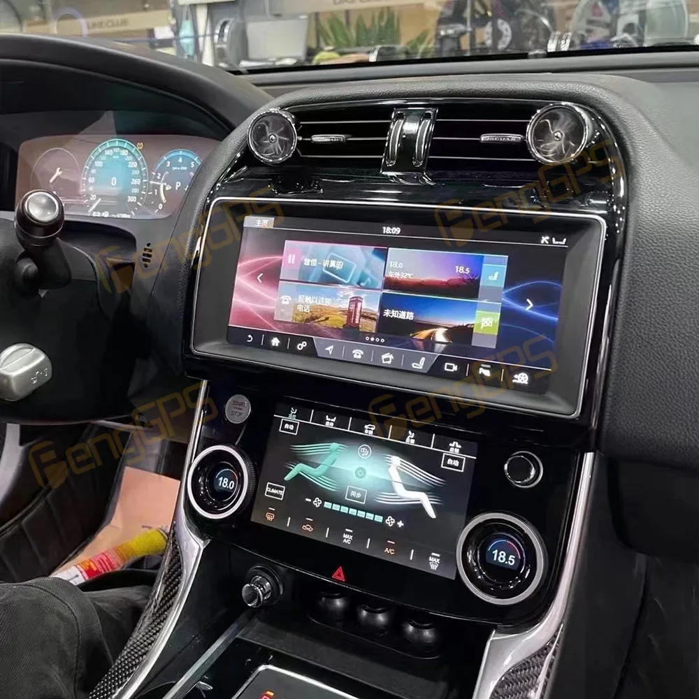 

Radio Mobil Android Untuk For Jaguar XE XEL F-pace 2016 - 2020 Panel AC Papan Iklim LCD Layar Sentuh Kontrol Kondisi Udara Mobil