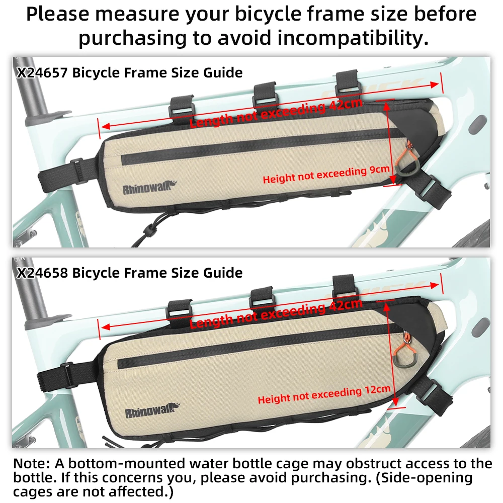 Водонепроницаемая рама для велосипеда Rhinowalk л/л