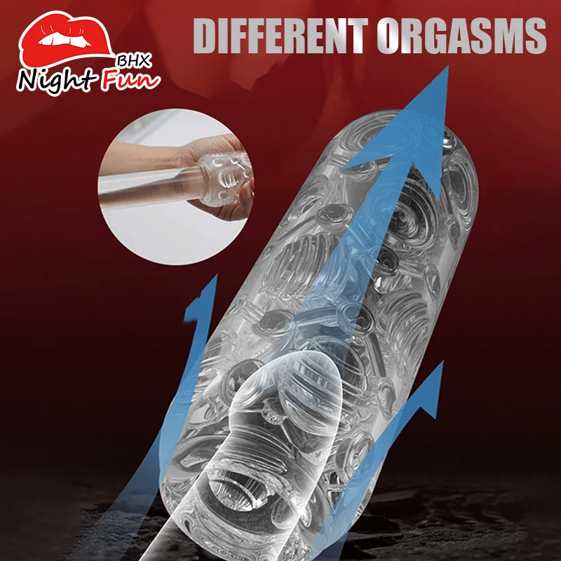 Мужской мастурбатор мягкая киска секс-игрушки прозрачная вагина для взрослых