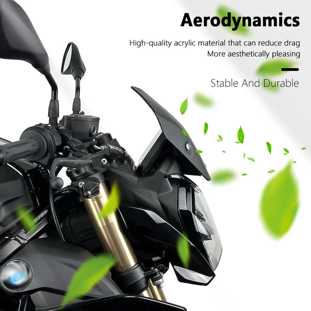 Для BMW S1000 R S1000R S 1000 2021 2022 2023 Новое переднее лобовое стекло мотоцикла акриловый