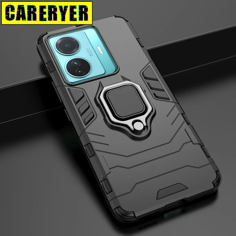 

Shockproof Ring Bracket Phone Case For VIVO Z6 Z5i Z5x Z5 Z3x Z3i Z3 T1x T2 T2x New Car Holder Cover for Vivo Z1 T1 Pro G1 Nex 3