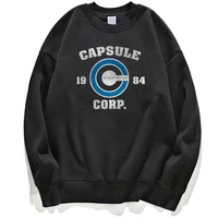 capsule corp 1984 hoodies sweatshirt men japanese anime manga hoodie sweatshirts crewneck jumper pullover streetwear loose hoody