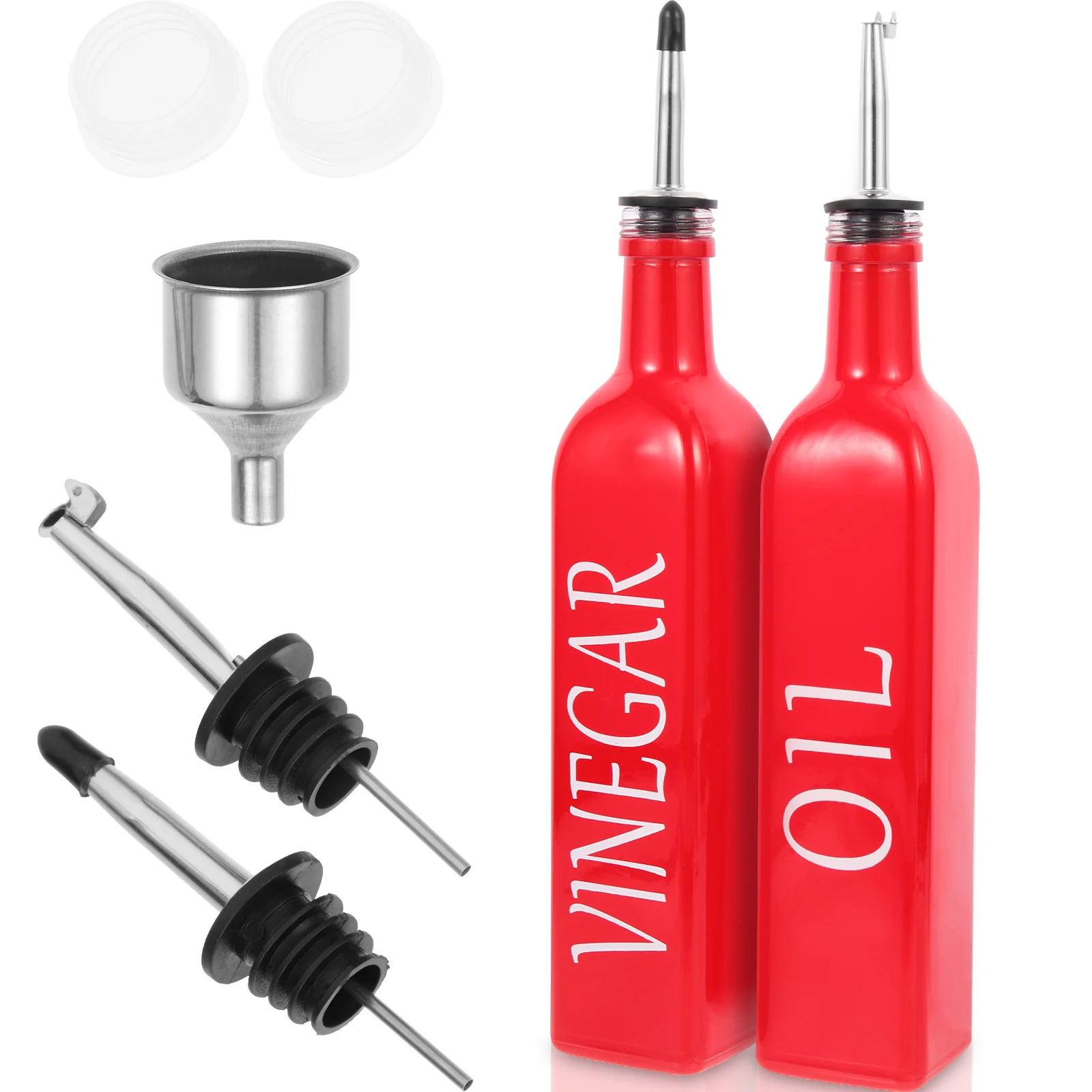 

Oil Dispenser Bottle Vinegar Kitchen Olivesauce Syrup Glass Bottles Seasoning Container Cooking Soy Salad Dressing Pourer