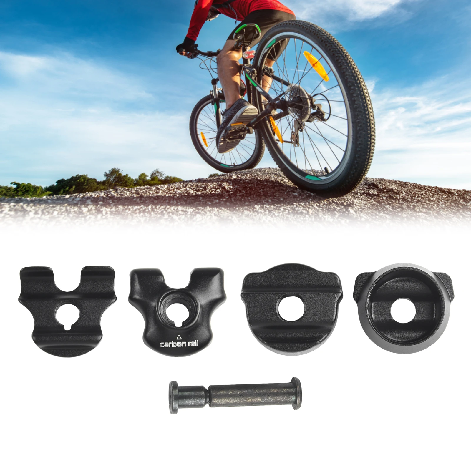 

Bike Seatpost Clamp Tube Chuck Conversion Sleeve Conversion Buckle For Carbon Saddle Rails 7x9/7x7mm Bicycle Oval/Round Clip