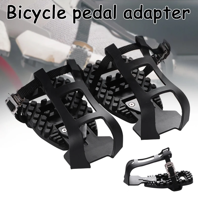 

Pedal Adapter Compatible with Peloton Bike Adjustable Bicycle Toe Cages Cycling Pedals Outdoor Exercise Equipment Accessories SM