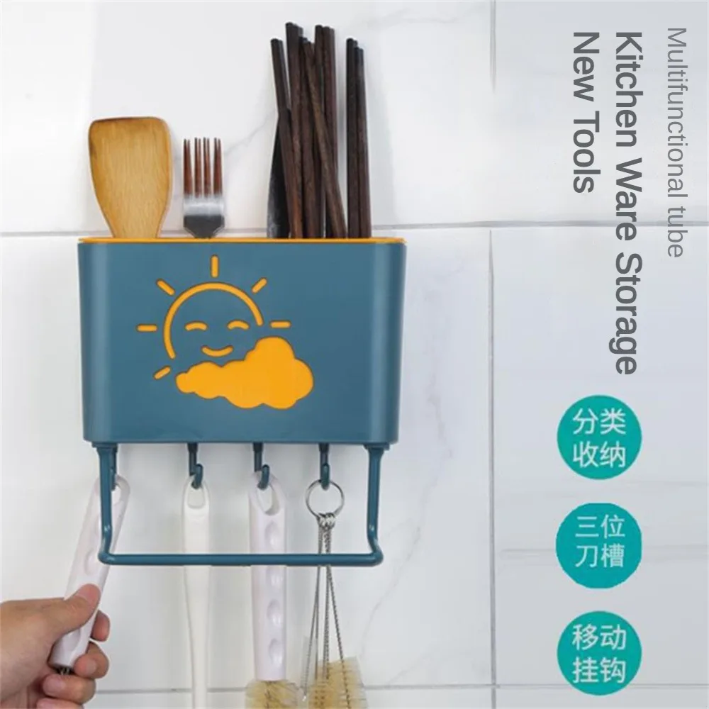 

Bear Claw Chopstick C Tableware Drainage Rack Kitchen Double-layer Drainage Chopsticks Cage Air Drainer Storage Rack Knife Rest