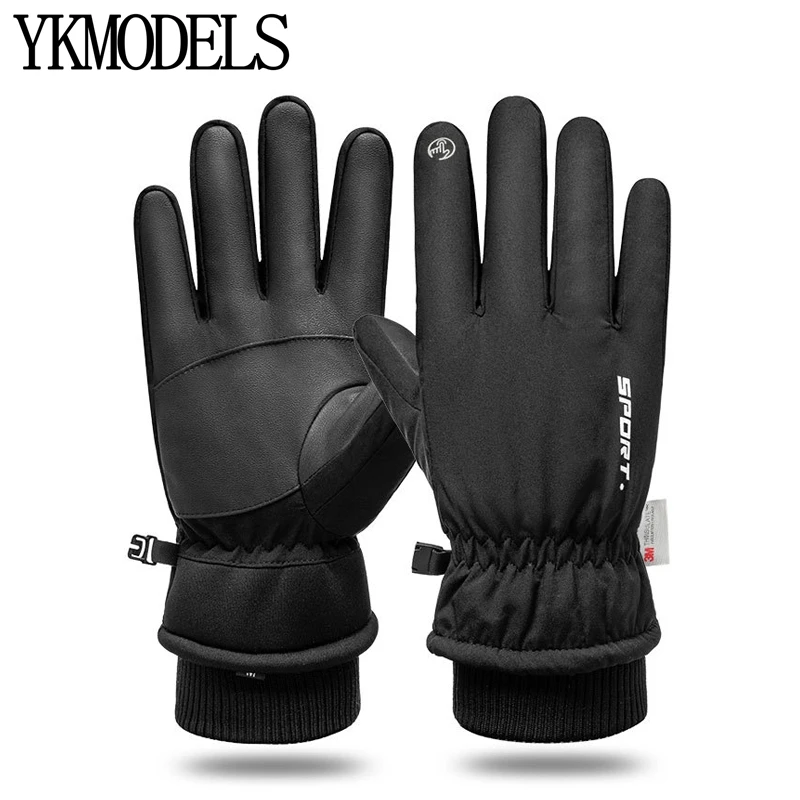 3M Winter Skiing Gloves Touch Screen Thermal Waterproof Men Women Cycling Hiking Running Outdoor Sports Warm Motorcycle Glove
