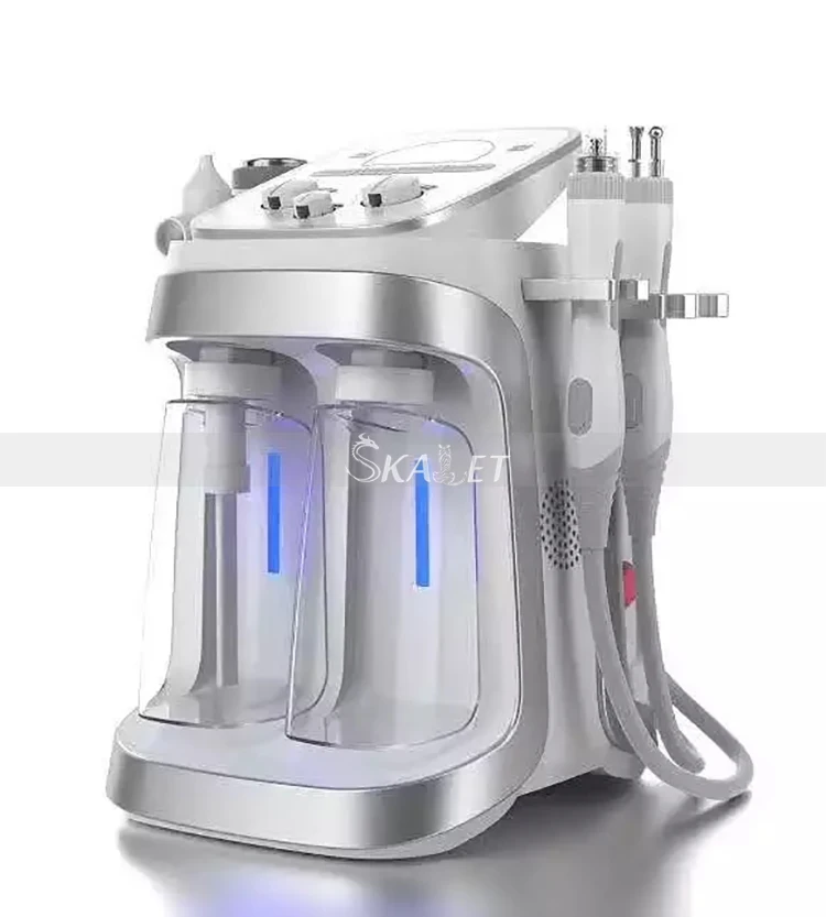Portable Oxgen Jet Facial Skin Peeling Hydro Dermabrasion Water Peel Face Cleaning Machine Home Use