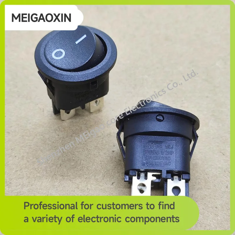 

1 ~ 5 шт./лот круглый переключатель для лодки PS8A верхняя круглая нижняя 4-контактный 2 передачи кулисный переключатель 250 В 8A