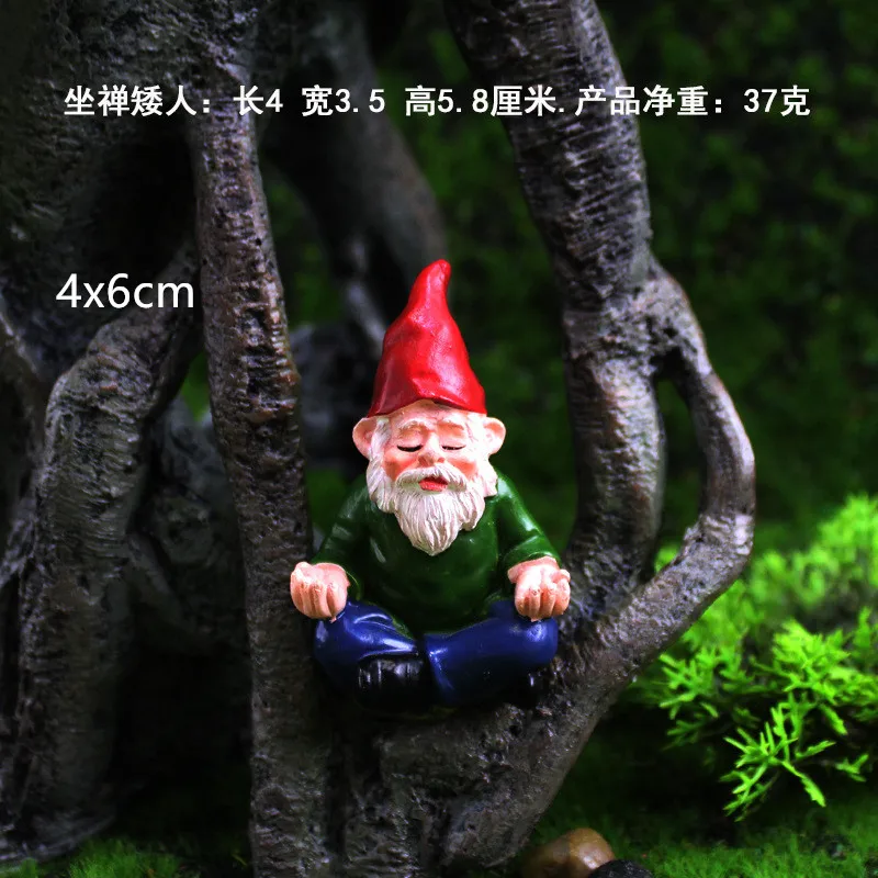 Миниатюрные садовые гномы из канифоли