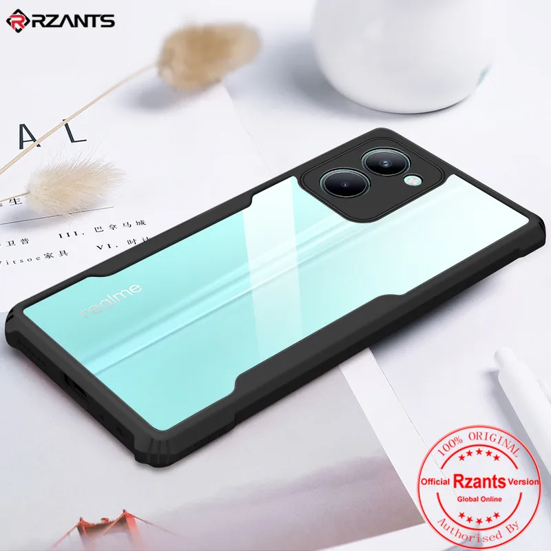 

Rzants For OPPO Realme C33 Case Hard Air Bag Protection Slim Clear Cover
