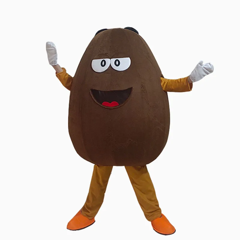

Coffee Bean Mascot Costume Birthday Party Dress Halloween Fancy Party Outfits Advertising Performance Clothings Mascot Apparels