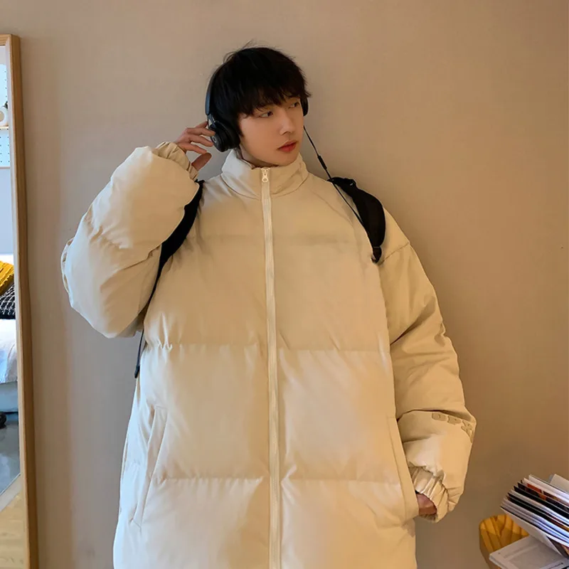 Winter Jacket Men's Warm Fashion 6 Colors Casual Thickening Down Jacket Streetwear Korean Loose Short Coat Mens Parker M-5XL