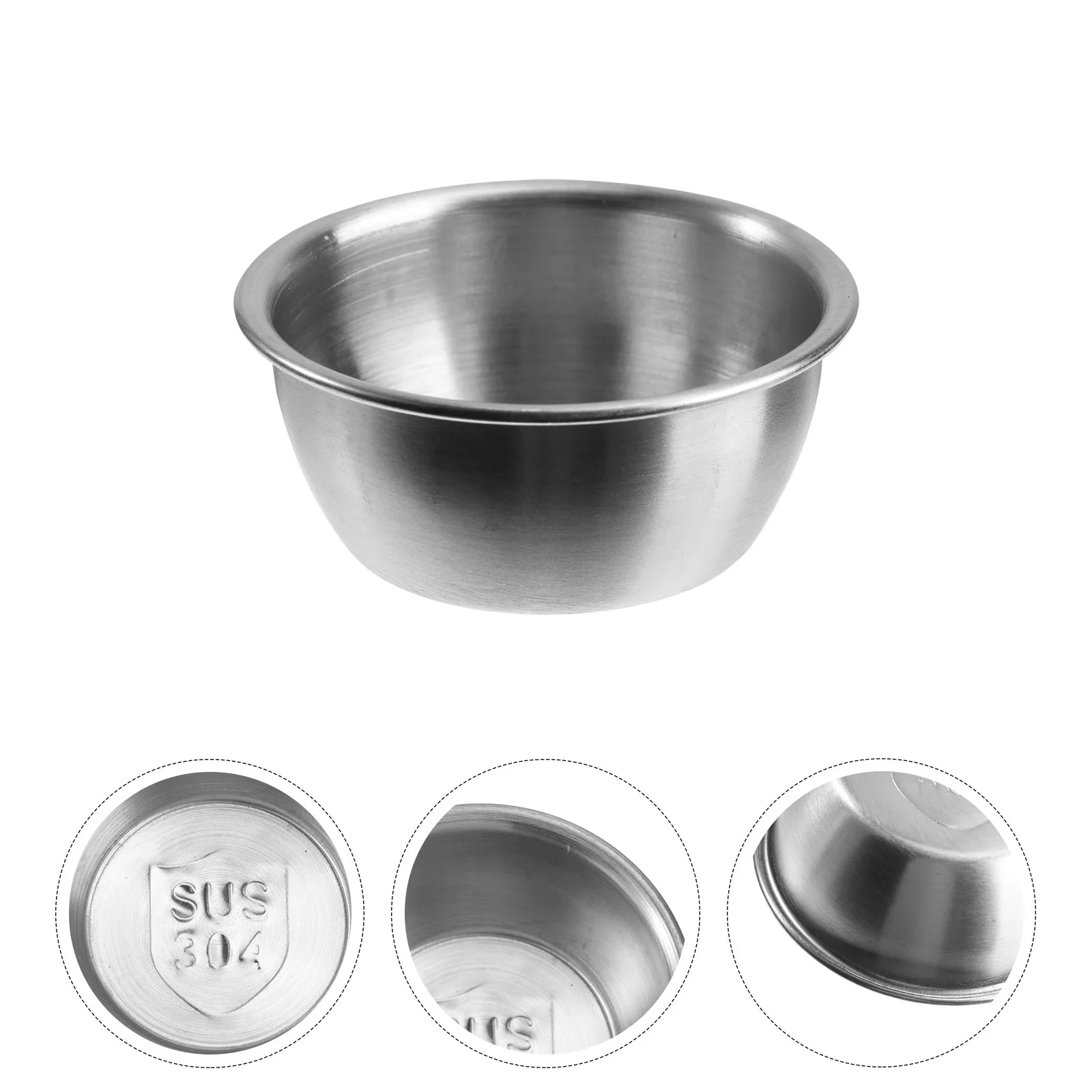 

10pcs Small Sauce Cups Stainless Steel Ramekin Dipping Sauce Cup Commercial Grade Individual Round Condiment Cups