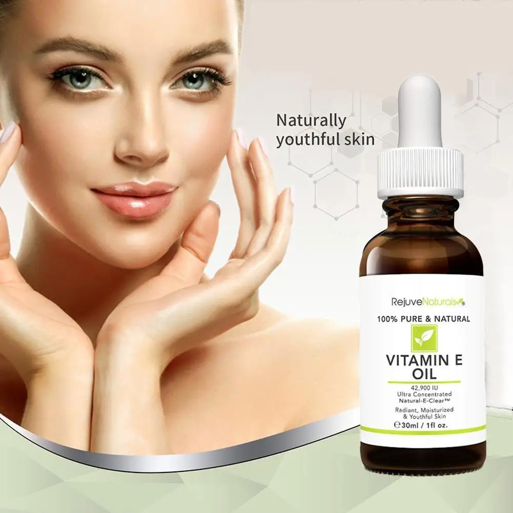 Эфирное масло витамина Е 100% Натуральные эффективные морщины темные 42900