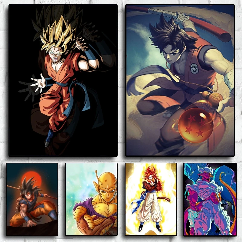 

Canvas Art Walls Painting Sun Wukong Picture Poster Home Decorative Living Room Cuadros Best Gift Children Gifts Comics Pictures