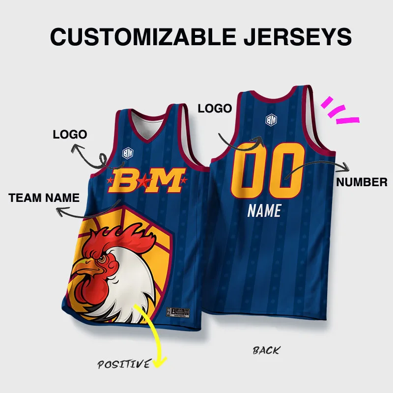 

Basketball Jerseys For Men Full Sublimation Animal Printed Customizable Name Number Logo Sportwear Quick Dry Training Tracksuits