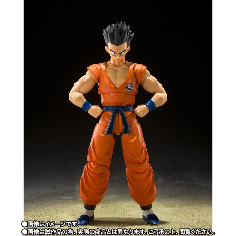 Фото Bandai оригинальная аниме-фигурка SHF DRAGON BALL Z YAMCHA, экшн-фигурка, игрушки для мальчиков/девочек/детей/Рождественский подарок №4