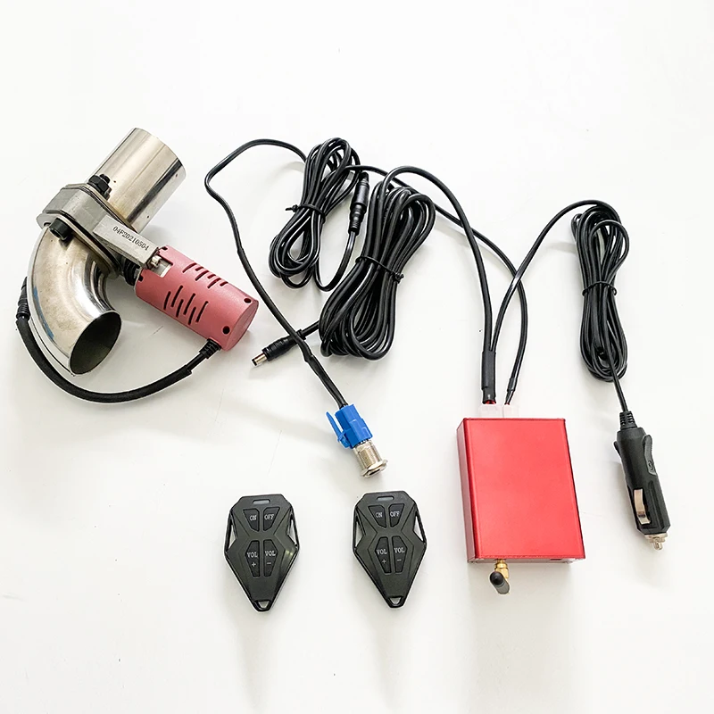 

Electric Exhaust Cutout Valve With Switch Button And Remote Controller Universal Sounds System