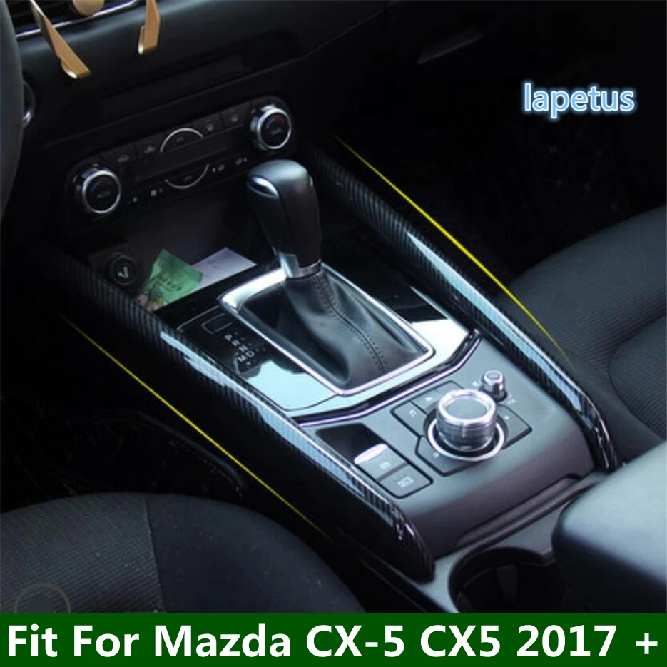 

Коробка переключения передач центральной консоли, боковая Декоративная полоса, обшивка, 2 шт., подходит для Mazda CX-5 CX5 2017-2022, аксессуары для мод...