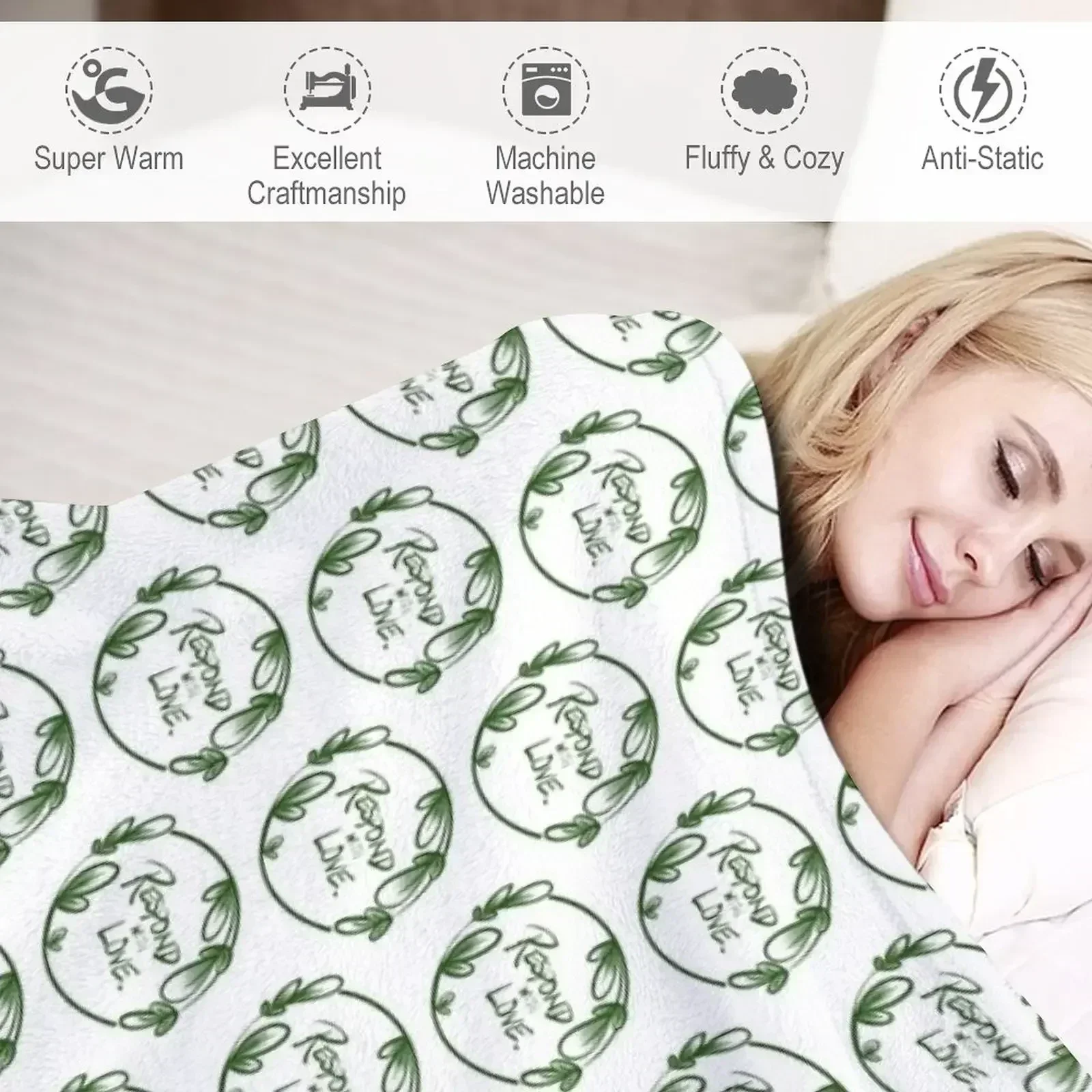 Поважайте с любовью: поддержку Raising для Ayesha Rouser одеяло на Хэллоуин мягкие