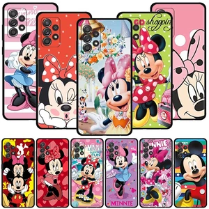 Case For Samsung Galaxy A51 A12 A71 A41 A31 A21s A13 A03 A02s A02 A22 A32 4G/5G A52 A52s A72 Mobile Phones Coque Mickey Mouse