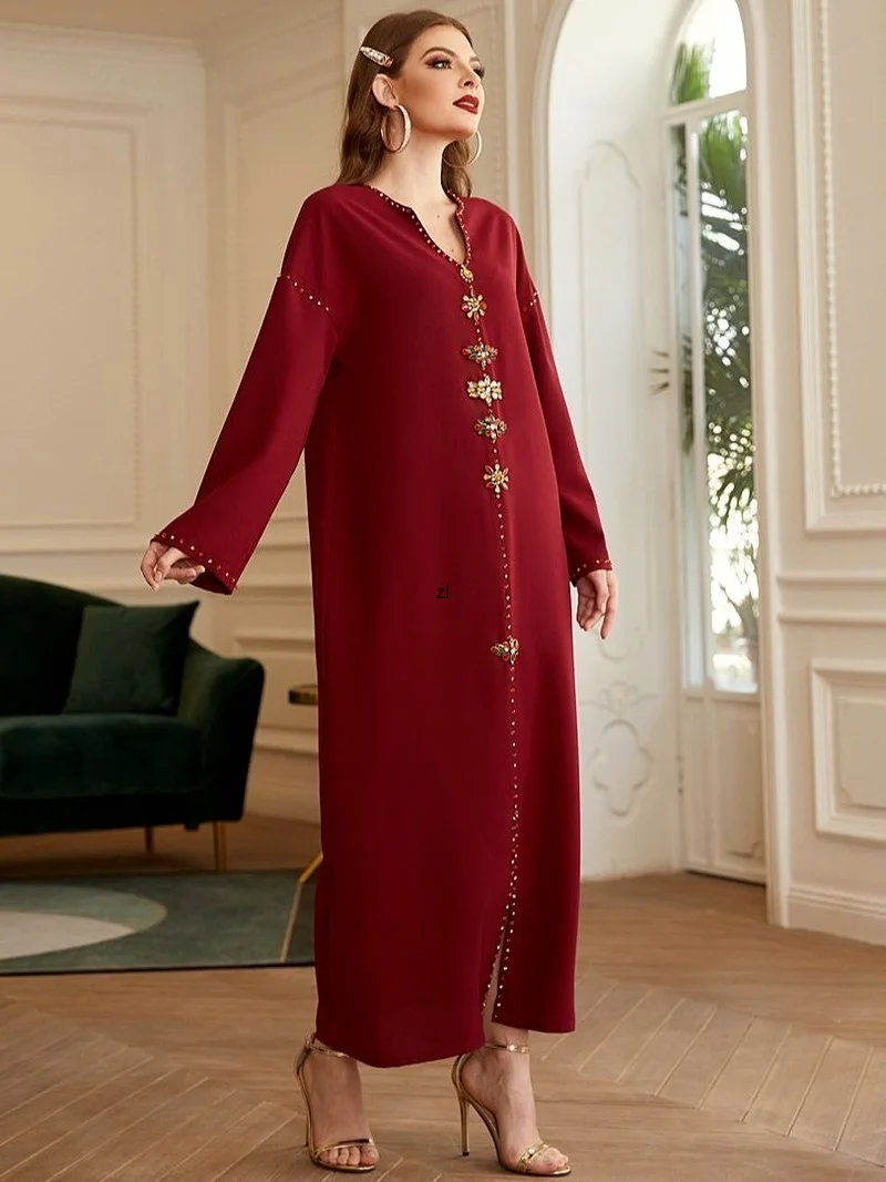 Ramadan Eid Mubarak Abaya Dubai Arabic Turkey Islam Muslim Long Dress Kaftans Abayas For Women Niqab Robe Longue Djellaba Femme