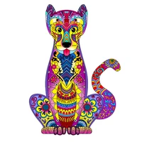 unique animals wooden jigsaw puzzles for adults kids wooden puzzle educational toys gifts wood diy crafts cute dog puzzle games