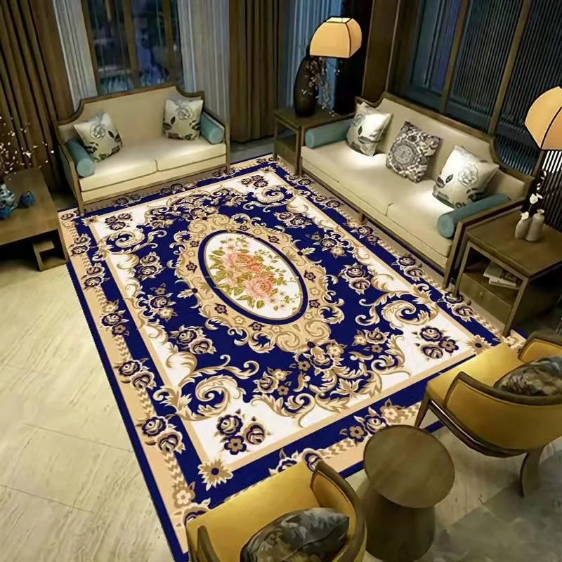 

3d Printing Simple Style Living Room Large Area Carpet Sofa Coffee Table Decoration Carpet Home Decoration Non-Slip Floor Mat