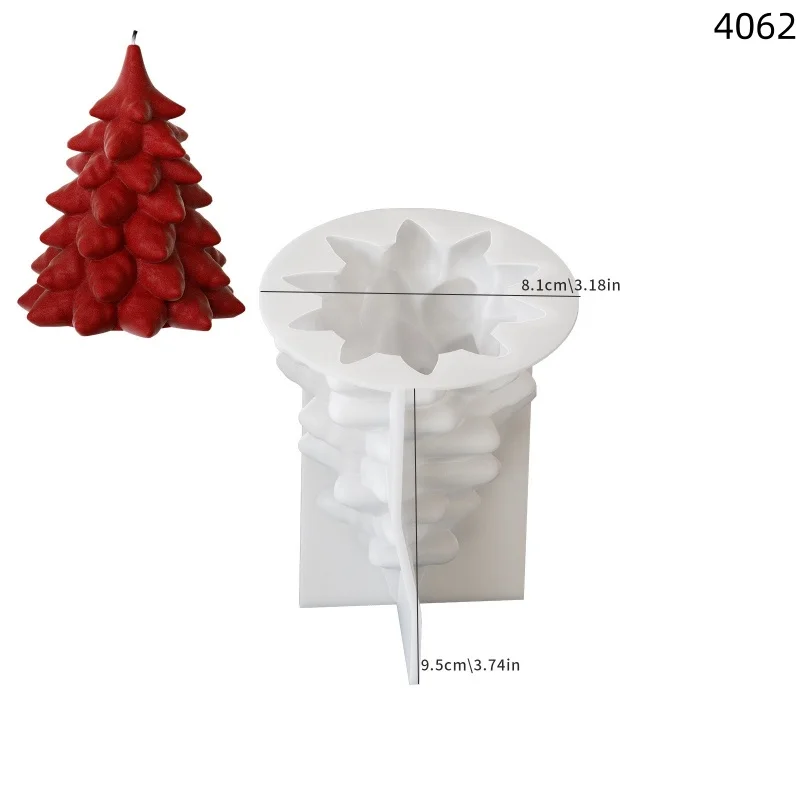 Силиконовая форма в виде головы Санта-Клауса