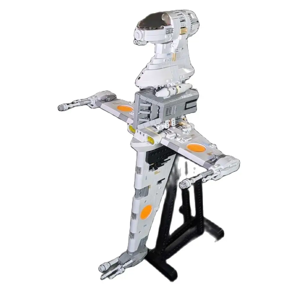 

MOC 05045 18137 Spaceship Intercepter Fighter B-Wing Model Toy DIY Suits Minifig Scale Building Blocks Toys Children Gifts