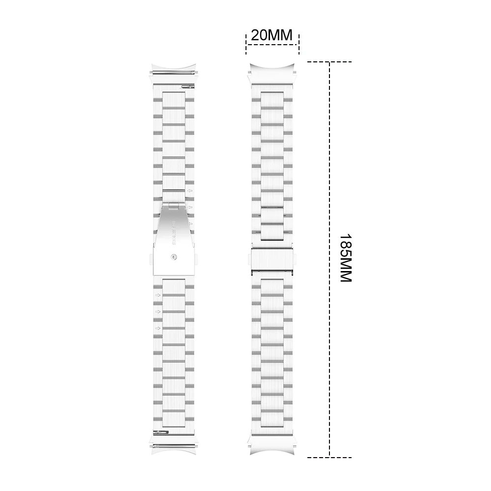 For Samsung Galaxy Watch4/5 40mm44mm stainless steel strap 20mmstrap Samsung Galaxy Watch5 pro 45mm/4classic42mm46mm metal strap