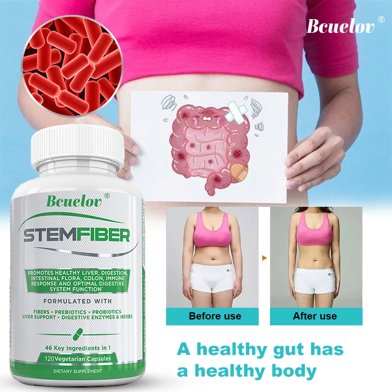 

Ultra Premium Daily Fiber, Probiotics, Digestive Enzymes - Liver Cleanse & Detox, Optimal Digestion, Helps Lose Weight